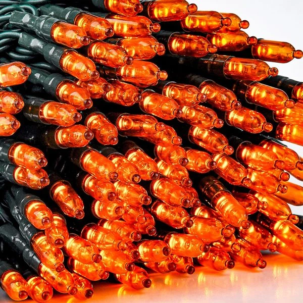100-Count Orange LED Halloween String Lights 32.4ft 3 100-Count Orange LED Halloween String Lights 32.4ft