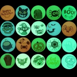 100pcs Glow In The Dark Halloween Bouncy Balls Set 9 100pcs Glow In The Dark Halloween Bouncy Balls Set -Spirit Halloween Shop 100pcs Glow in the Dark Halloween Bouncy Balls Set 4 600x600 1