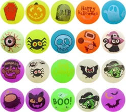 100pcs Glow In The Dark Halloween Bouncy Balls Set 10 100pcs Glow In The Dark Halloween Bouncy Balls Set -Spirit Halloween Shop 100pcs Glow in the Dark Halloween Bouncy Balls Set 7 600x537 1