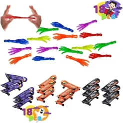 108pcs Game Toy Gifts Halloween Party Favors -Spirit Halloween Shop 108 Pieces Halloween Toys Assortment 1 600x600 1