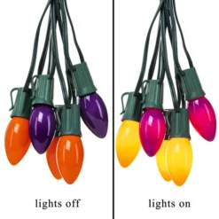 10pcs Halloween Orange & Purple Pathway Lights 19ft 12 10pcs Halloween Orange & Purple Pathway Lights 19ft -Spirit Halloween Shop 10Pcs C9 Incandescent Green Wire Pathway Lights Orange amp Purple 5 result scaled 600x600 1