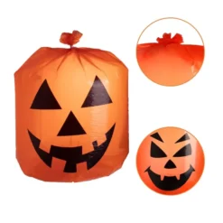 10Pcs Orange Jack'O Lantern Bags -Spirit Halloween Shop 10Pcs Orange JackO Lantern Bags 4 result 600x600 1