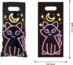 72pcs 12 Characters Neon Halloween Treat Bags 12 72pcs 12 Characters Neon Halloween Treat Bags -Spirit Halloween Shop 12 Characters Neon Treat Bags 72 Pcs 7 600x535 1