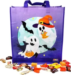 12pcs Large Halloween Tote Bags 10 12pcs Large Halloween Tote Bags -Spirit Halloween Shop 12 Halloween Large Treat Goody Tote Bags 2 600x635 1