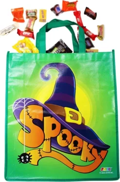 12pcs Large Halloween Tote Bags 11 12pcs Large Halloween Tote Bags -Spirit Halloween Shop 12 Halloween Large Treat Goody Tote Bags 4 600x907 1