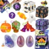 12 Pcs Blind Bag Halloween Theme Toy Set -Spirit Halloween Shop 12 Pcs Blind Bag Halloween Theme Stress Relief Toy Set 2 600x604 1