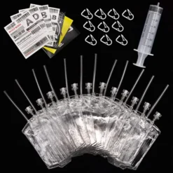 12pcs Halloween Blood Bags 12oz -Spirit Halloween Shop 12 Pcs Blood Bag Drink Pouches 4 600x600 1