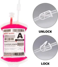 12pcs Halloween Blood Bags 12oz -Spirit Halloween Shop 12 Pcs Blood Bag Drink Pouches 6 600x694 1