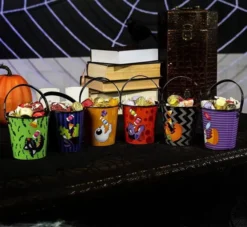 12 Pcs Halloween Steel Bucket