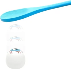 12pcs Egg And Spoon Race Game Set Halloween Toys -Spirit Halloween Shop 12 Player Egg and Spoon Race Game Set 4 result 600x586 1