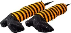 2Pcs Witch Legs With Stakes (Black And Orange) -Spirit Halloween Shop 12484 6 600x277 1