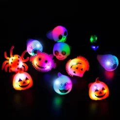 12Pcs Halloween Prefilled Pumpkin Box With LED Rings -Spirit Halloween Shop 12Pcs Halloween Prefilled Pumpkin Box with LED Rings 1 600x600 1