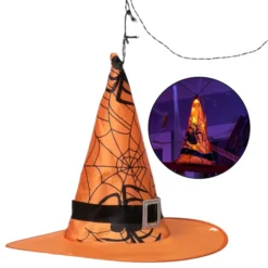 12Pcs Witch Hat String Lights -Spirit Halloween Shop 12Pcs Witch Hat String Lights 3 result 600x600 1