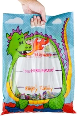 60Pcs Monster Designs See-Through Candy Bags -Spirit Halloween Shop 13109 2 600x909 1