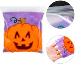 150Pcs Small Ziplock Goodie Bags -Spirit Halloween Shop 13126 4 600x510 1