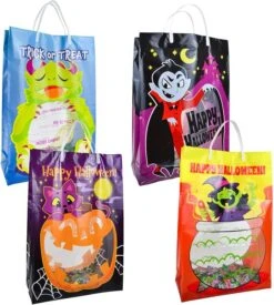 12Pcs See-Through Halloween Tote Bag -Spirit Halloween Shop 13128 6 600x669 1