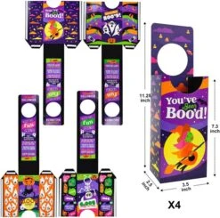 52pcs Halloween Treat Boxes With You've Been Boo'd Cards -Spirit Halloween Shop 13142 3 600x595 1