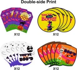 52pcs Halloween Treat Boxes With You've Been Boo'd Cards -Spirit Halloween Shop 13142 4 600x546 1