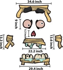 Garage Door For Halloween Decorations -Spirit Halloween Shop 13143 7 600x666 1