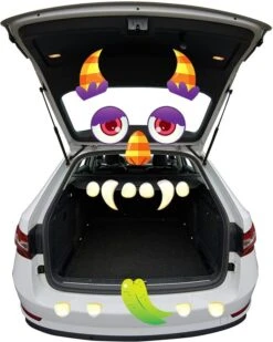 Halloween Monster Face Trunk Or Treat Garage Decoration