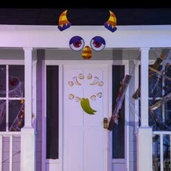 Halloween Monster Face Trunk Or Treat Garage Decoration -Spirit Halloween Shop 13144 4 600x600 1