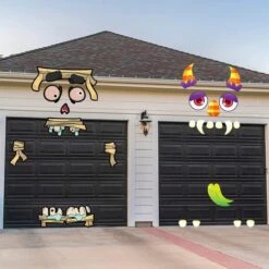 Halloween Monster Face Trunk Or Treat Garage Decoration -Spirit Halloween Shop 13144 5 600x600 1