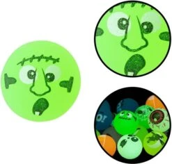 72Pcs Halloween Glow-in-the-Dark Bouncy Balls With 12 Varied Designs 13 72Pcs Halloween Glow-in-the-Dark Bouncy Balls With 12 Varied Designs -Spirit Halloween Shop 13273 6 600x574 1