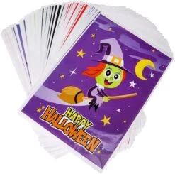 72pcs Halloween Character Themed Halloween Plastic Bags -Spirit Halloween Shop 13300 2 600x596 1