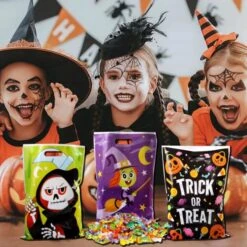 72pcs Halloween Character Themed Halloween Plastic Bags -Spirit Halloween Shop 13300 5 600x600 1