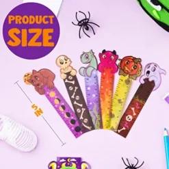 144Pcs Halloween Bookmark Rulers -Spirit Halloween Shop 144Pcs Halloween Bookmark Rulers 6