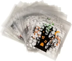 150Pcs Halloween Cellophane Treat Bags -Spirit Halloween Shop 150Pcs Halloween Cellophane Treat Bags 6 600x511 1