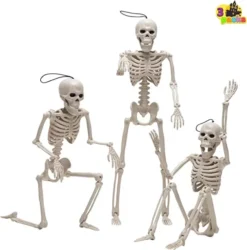 3pcs Hanging Full Body Skeletons Decoration 16in -Spirit Halloween Shop 16 Halloween Full Body Hanging Skeletons 3 pcs 1 1 600x607 1