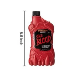 Fake Vampire Blood Bottle For Halloween Costume -Spirit Halloween Shop 16 oz Blood Bottle 2 600x600 1