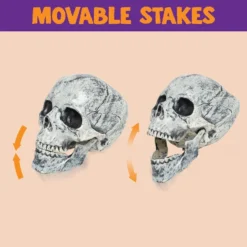 Halloween Tombstone And Skeleton Groundbreaker 17in -Spirit Halloween Shop 17 Halloween Grave Yard Decorations 4 result 600x600 1