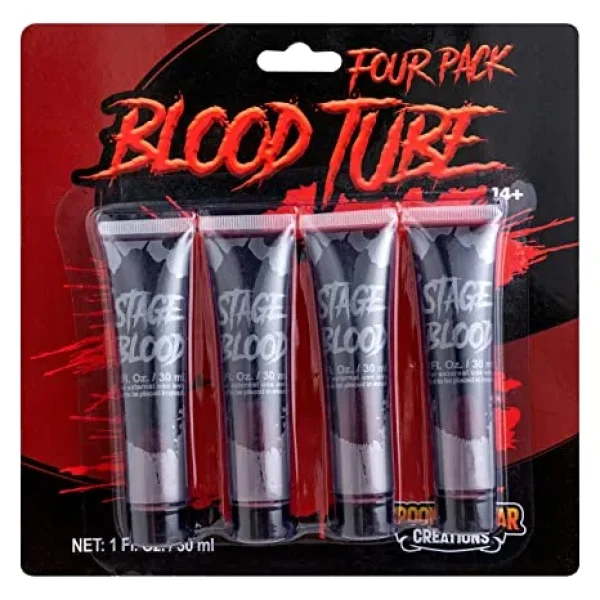 4pcs Fake Blood Makeup Tube 1oz 3 4pcs Fake Blood Makeup Tube 1oz