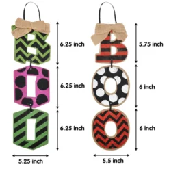 2 Halloween Boo Hanging Wall Signs -Spirit Halloween Shop 2 Halloween Boo Hanging Wall Signs 7 result 600x600 1