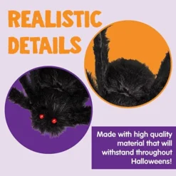 2Pcs Giant Spider Halloween Decoration 5ft 12 2Pcs Giant Spider Halloween Decoration 5ft -Spirit Halloween Shop 2 Pack 5 Ft. Hairy Spider 2 600x600 1