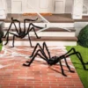 2Pcs Giant Spider Halloween Decoration 5ft -Spirit Halloween Shop 2 Pack 5 Ft. Hairy Spider 5 600x600 1