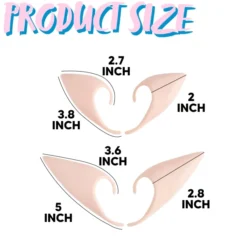 2 Pairs Halloween Elf Ears -Spirit Halloween Shop 2 Pairs Halloween Elf Ears 5 result 600x600 1