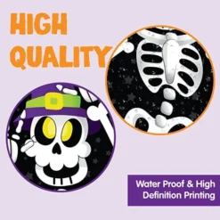 2pcs 3D Skeleton Halloween Window Covers (30x72in) 12 2pcs 3D Skeleton Halloween Window Covers (30x72in) -Spirit Halloween Shop 2 Pcs Cute Skeleton Window Covers 30 x 72 6 600x600 1