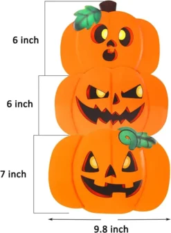 2pcs Halloween Lawn Sign Metal Stakes -Spirit Halloween Shop 2 Set Metal Halloween Pumpkin amp Ghost Yard Signs 2 600x814 1