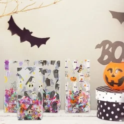 120pcs Cellophane Trick Or Treat Bags