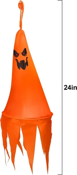 8pcs Light-up Hanging Ghosts Halloween Decoration 24in 11 8pcs Light-up Hanging Ghosts Halloween Decoration 24in -Spirit Halloween Shop 24 Light up Hanging Ghost 8 Pack 6 600x1371 1