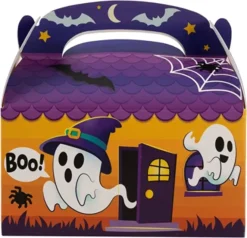 24pcs 3D Halloween Treat Boxes 6in X 6in X 3.5in -Spirit Halloween Shop 24 Pcs 3d Halloween House Cardboard Treat Boxes 3 结果 1 600x578 1