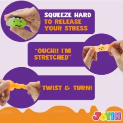 24Pcs Squishy Toys With Glitter For Halloween -Spirit Halloween Shop 24 Pcs Halloween Mochi Squishy Toys with Glitter 2 result 600x600 1