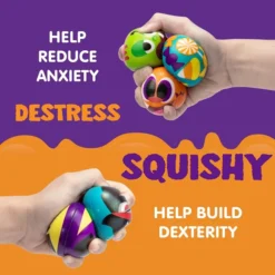 24Pcs Soft Squishy Stress Balls For Halloween -Spirit Halloween Shop 24Pcs Soft Squishy Stress Balls for Halloween 4 600x600 1