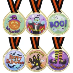 24pcs Halloween Medal Trophies And Trophy Ribbons -Spirit Halloween Shop 24pcs Halloween Medal Trophies and Trophy Ribbons 2 result 600x600 1