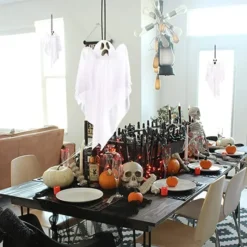 3Pcs Hanging Ghosts 25.5in -Spirit Halloween Shop 25.5 Hanging Ghosts 3 Pack 6 结果 600x600 1