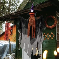 3pcs Posable Hanging Halloween Decorations 26in -Spirit Halloween Shop 26 Creepy Ghost Decorations 3 Pcs 3 600x600 1