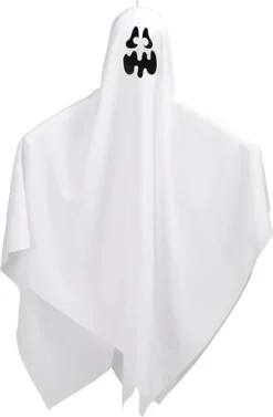 4pcs Flying Hanging Ghost Decoration 27.5in -Spirit Halloween Shop 27.5 Halloween Hanging Ghosts 4 Pack 7 600x915 1